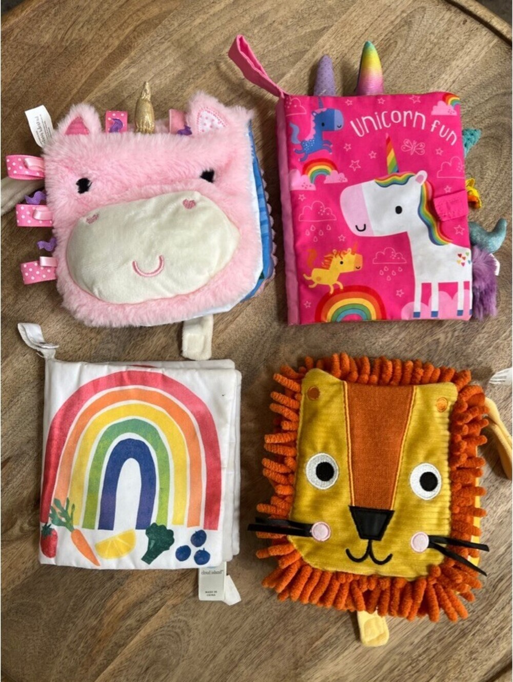 Soft Baby Books Set of 4 from Make Believe Ideas Crinkly Montessori Toddler